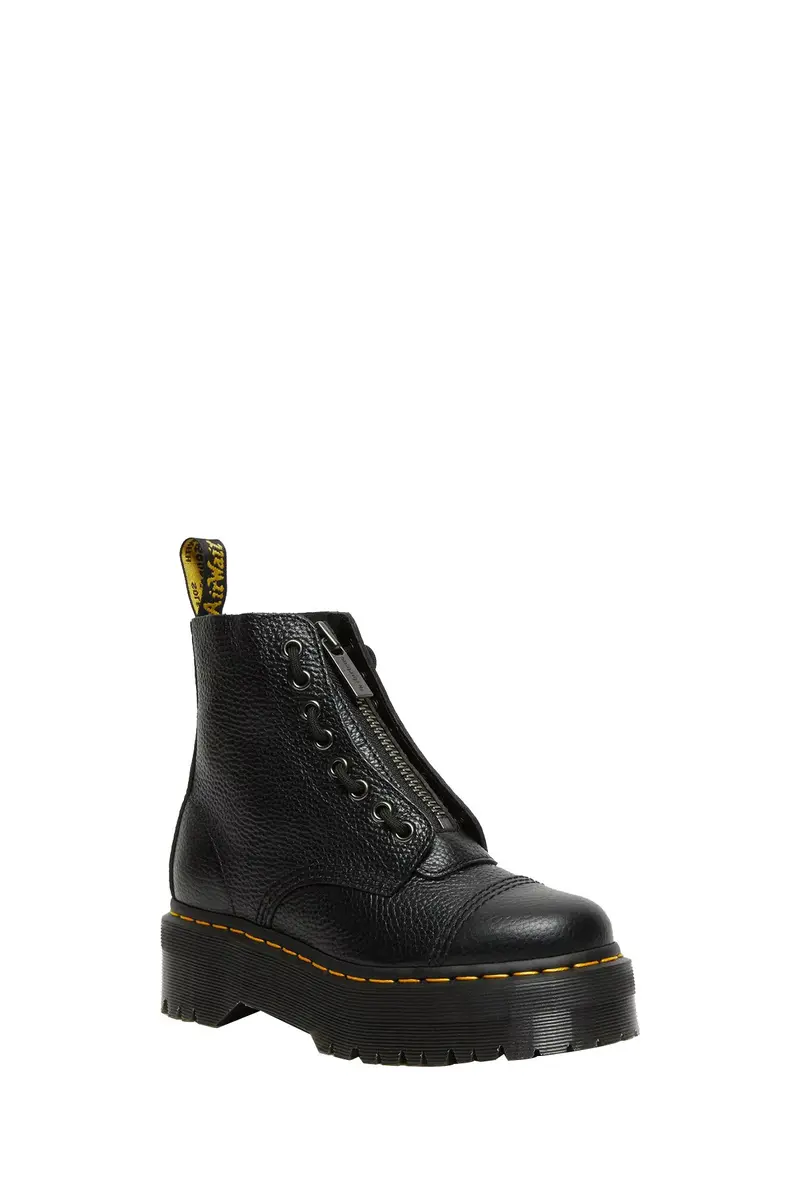Dr Martens Sinclair Milled Nappa Anfibio Donna Nero