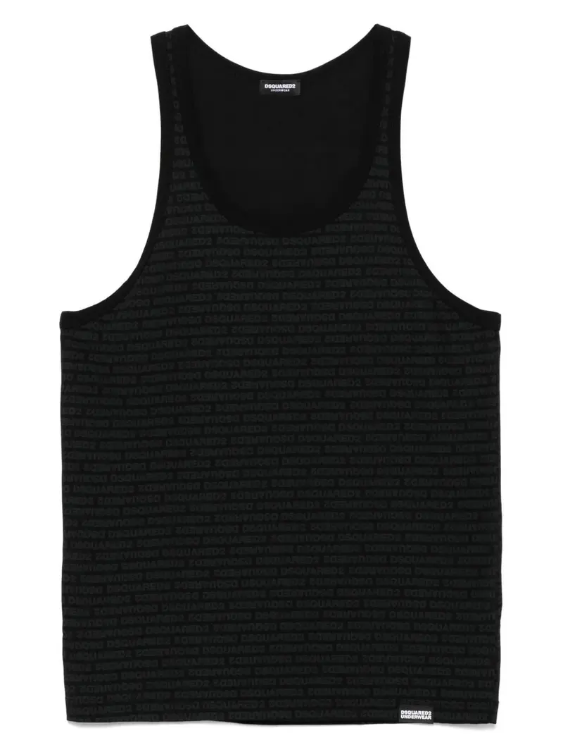 DSQUARED2 Canotta Uomo D9D095510 001 BLACK