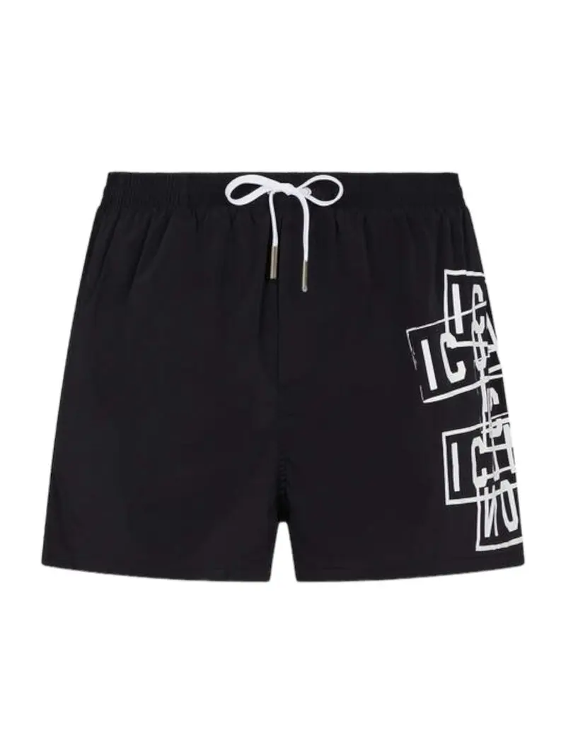 DSQUARED2 Costume da bagno Uomo  D7B8P540 010 Nero
