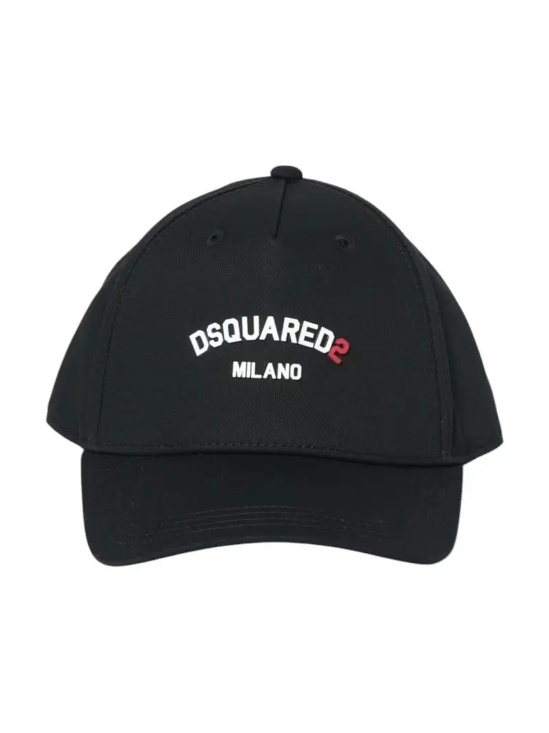 DSQUARED2 KIDS Cappello Unisex bambino  DQ3255 D00YT DQ900 BLACK