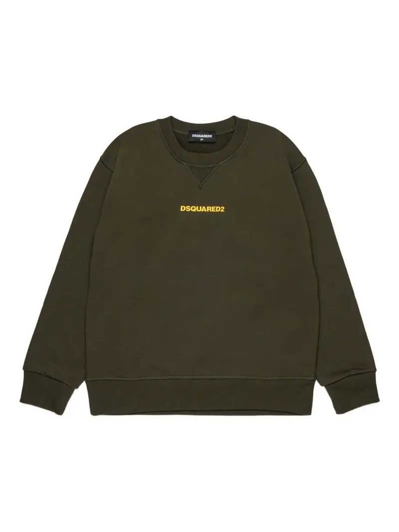 DSQUARED2 KIDS Felpa Bambini e ragazzi DQ2739 D0094 DQ518 OLIVE NIGHT