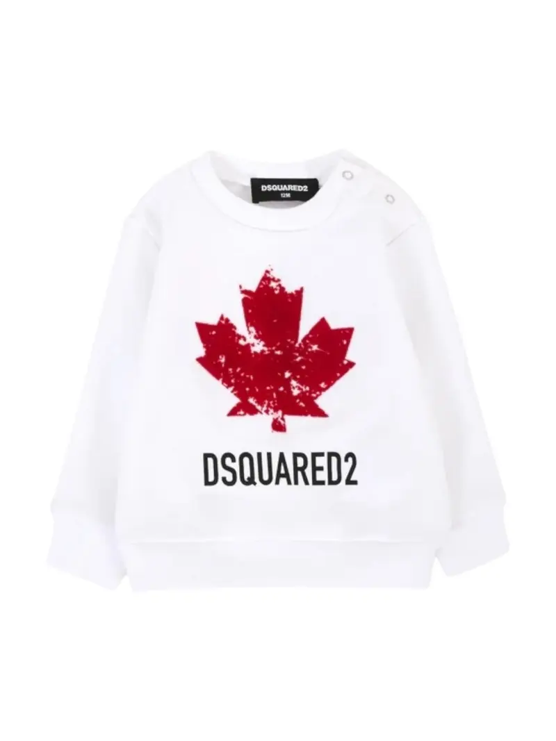 DSQUARED2 KIDS Felpa Bambini e ragazzi DQ3096 D00ZF DQ100 WHITE