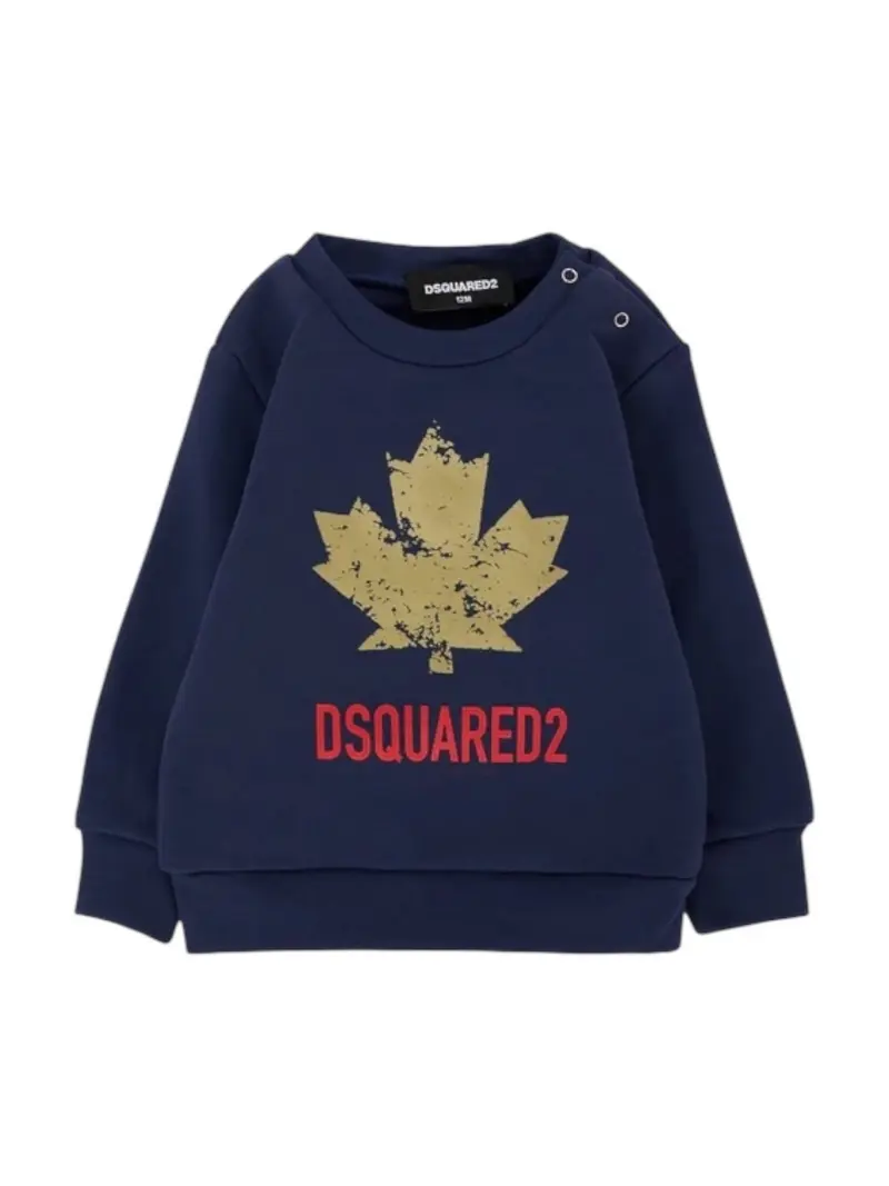 DSQUARED2 KIDS Felpa Bambini e ragazzi DQ3096 D00ZF DQ864 PEACOAT BLUE