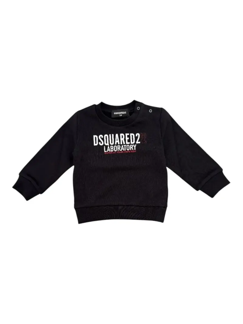 DSQUARED2 KIDS Felpa Bambini e ragazzi DQ3100 D0ACC DQ900 BLACK