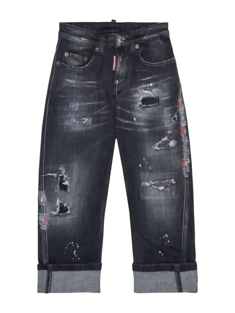 DSQUARED2 KIDS Jeans Bambine e ragazze  DQ04B1 D0AFY DQ02 DENIM BLACK