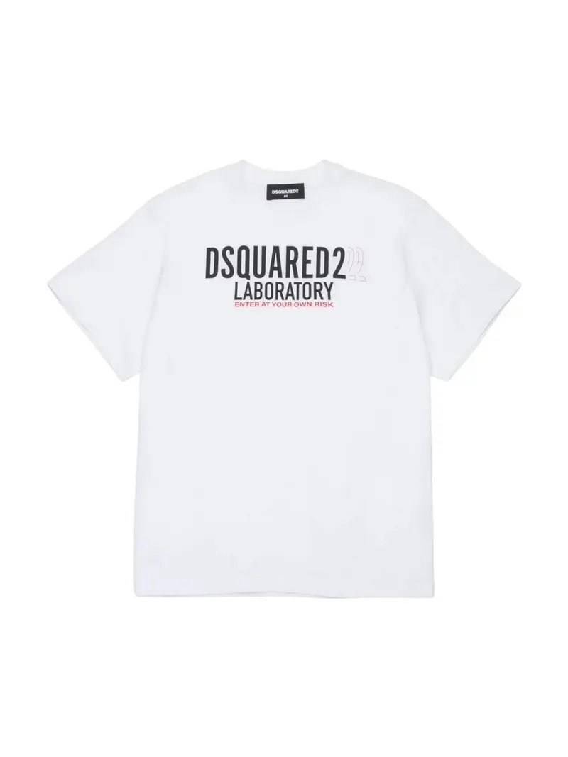 DSQUARED2 KIDS T-shirt Bambini e ragazzi  DQ2991 D0ACD DQ100 WHITE
