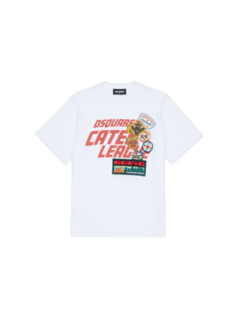 DSQUARED2 KIDS T-shirt Unisex bambino DQ3165 D0ACD DQ100 WHITE
