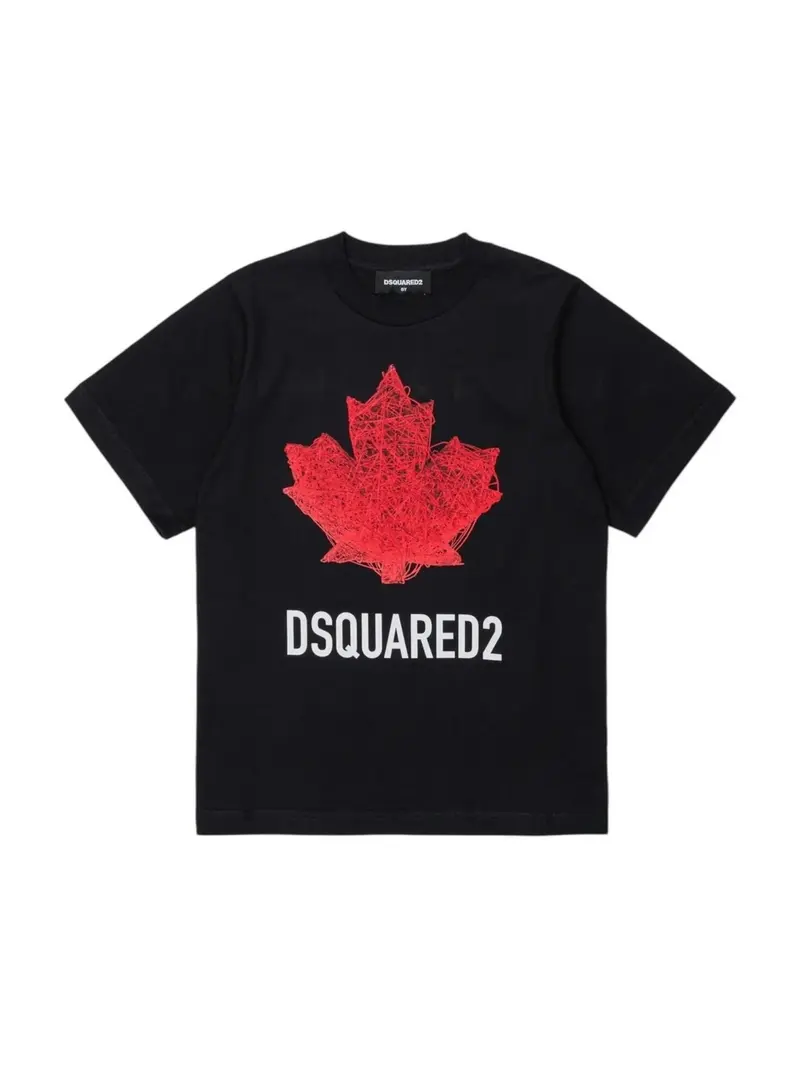DSQUARED2 KIDS T-shirt Unisex bambino DQ3176 D00XM DQ900 BLACK