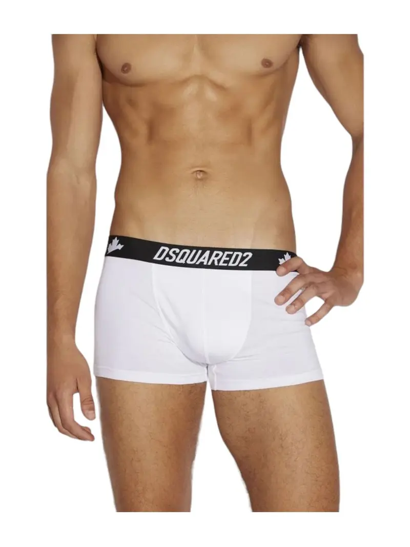 DSQUARED2 Slip Uomo  D9LC64020 Bianco