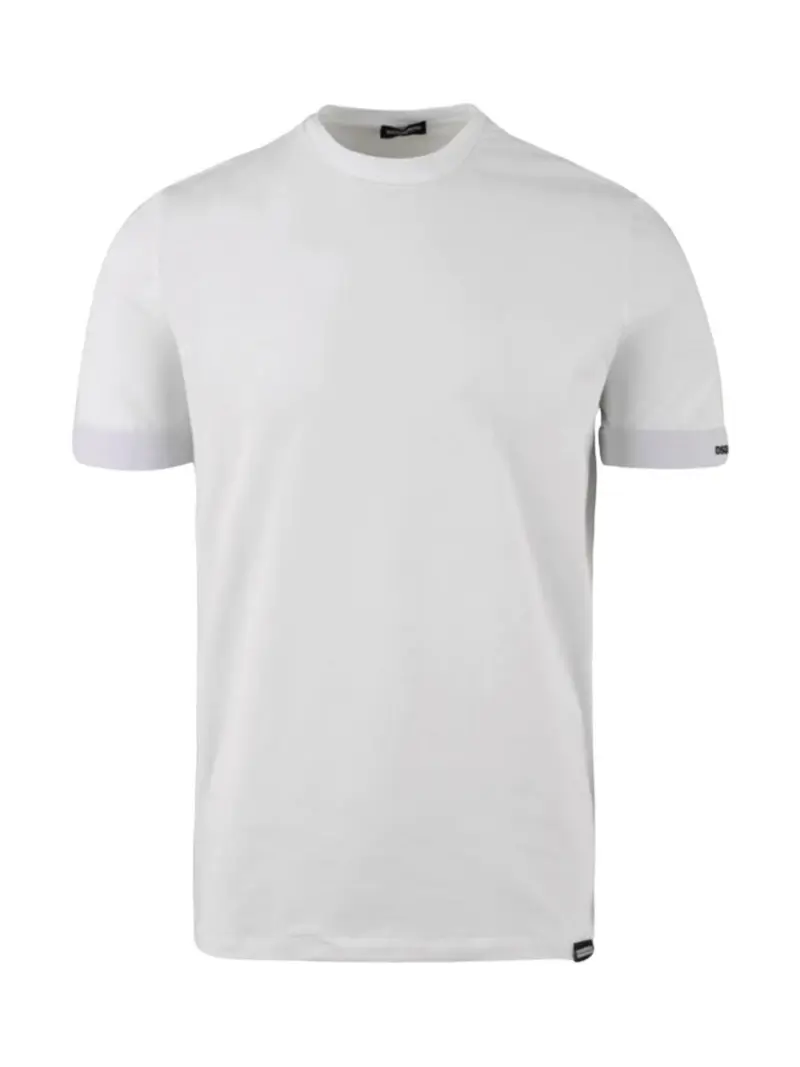 DSQUARED2 T-Shirt e Polo Uomo  D9M3U4810 100 Bianco