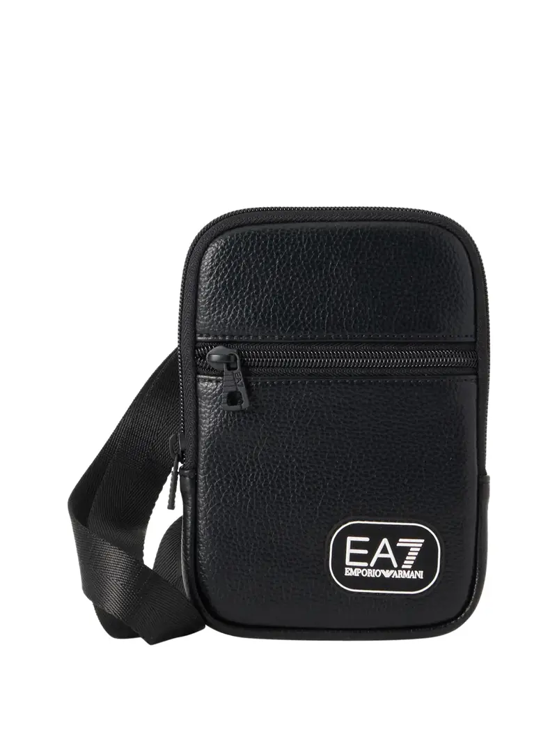 Ea7 Borsa A Tracolla Logo Frontale Nero