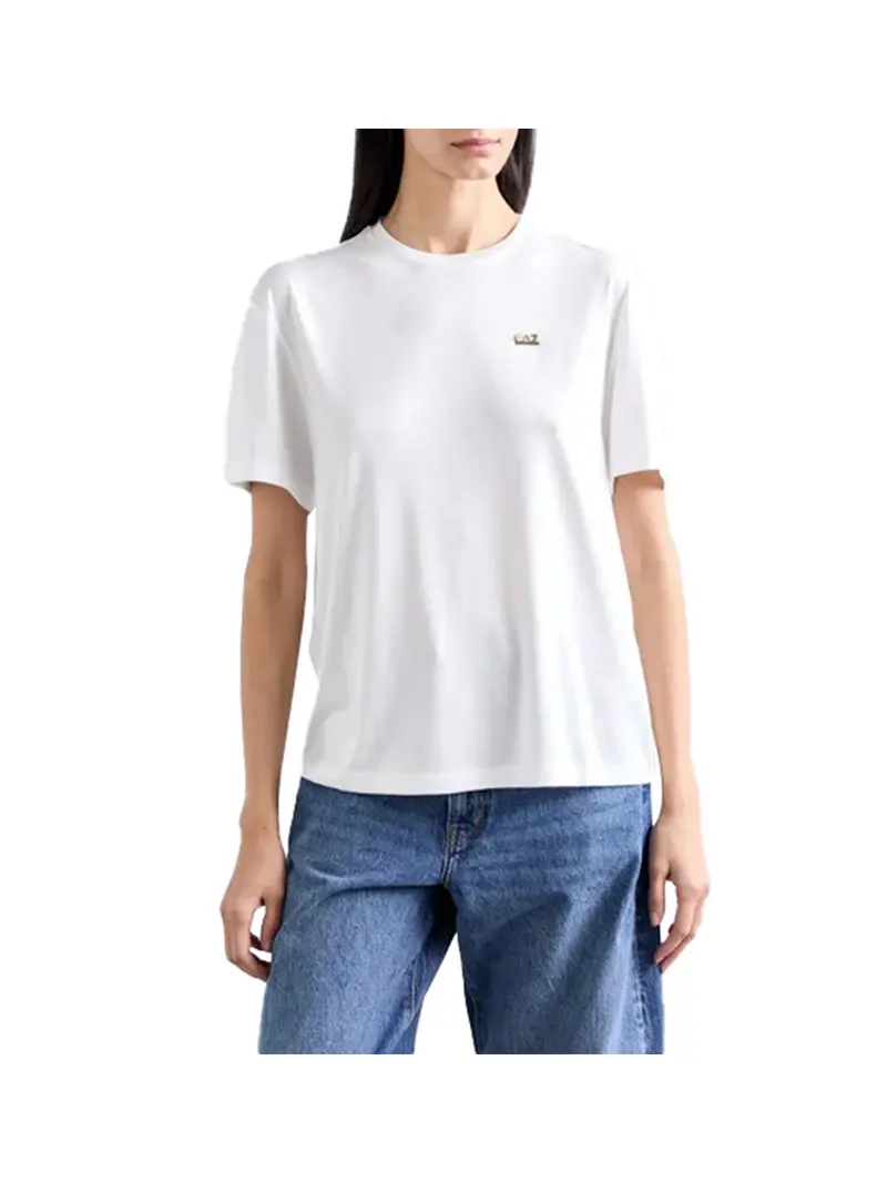 Ea7 T-Shirt Donna White - Bianco