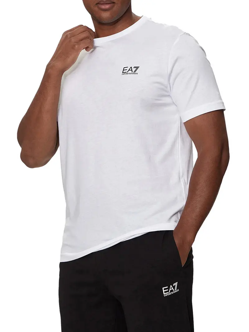 Ea7 T-Shirt Uomo Bianco
