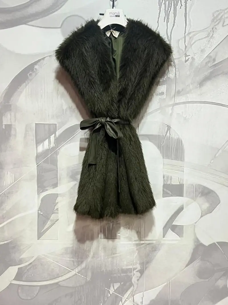 ecopelliccia gilet