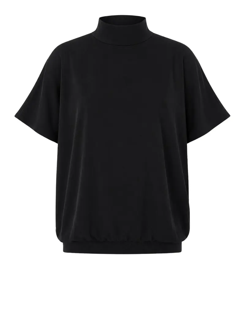 Eleh Blusa Tinta Unita Nero