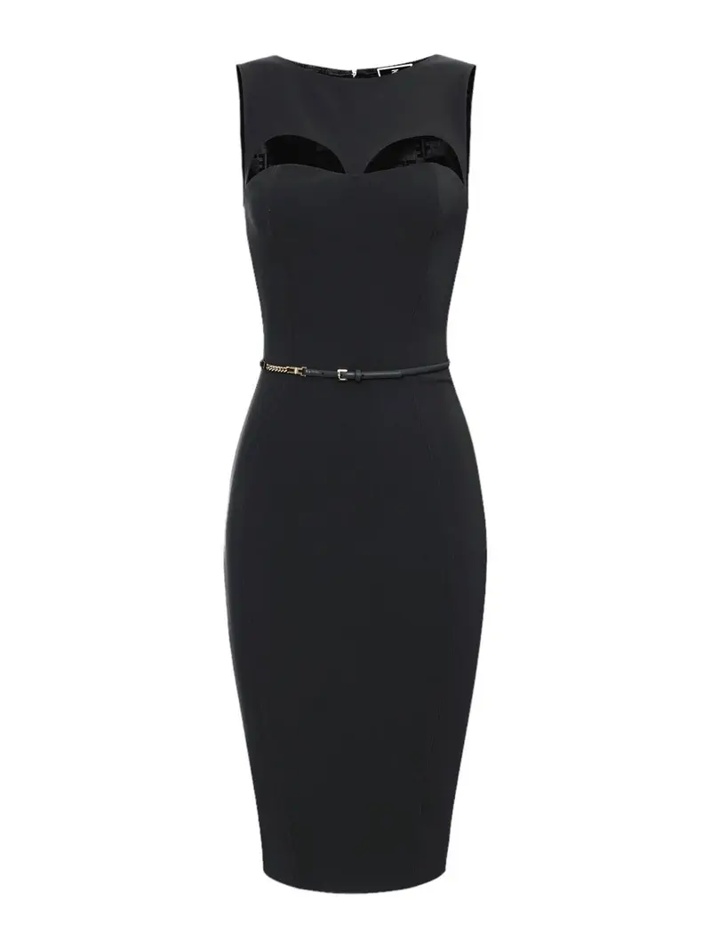 ELISABETTA FRANCHI Abito Donna  AB60742E2 110 Nero