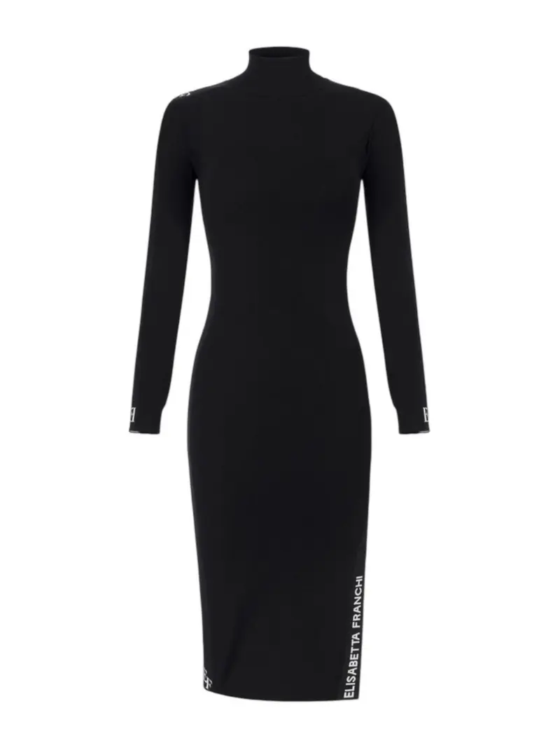 ELISABETTA FRANCHI Abito Donna AM03S56E2 EF3 NERO/MILK