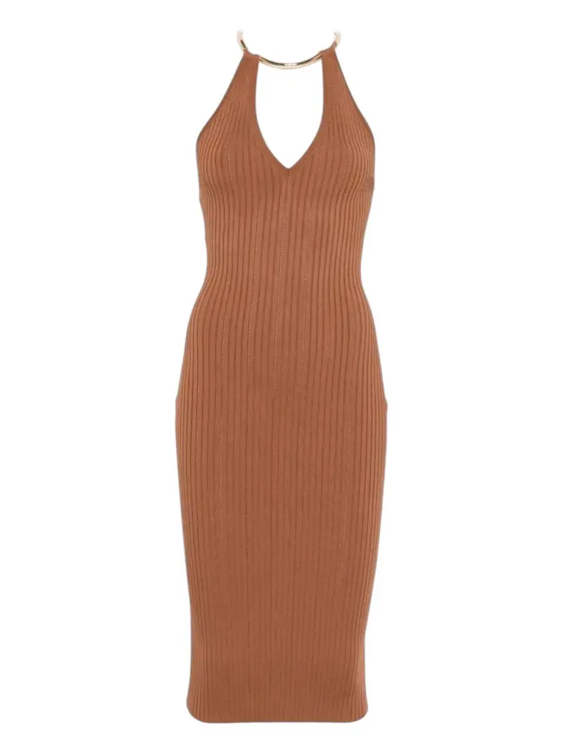 ELISABETTA FRANCHI Abito Donna AM16S61E2 600 CUOIO
