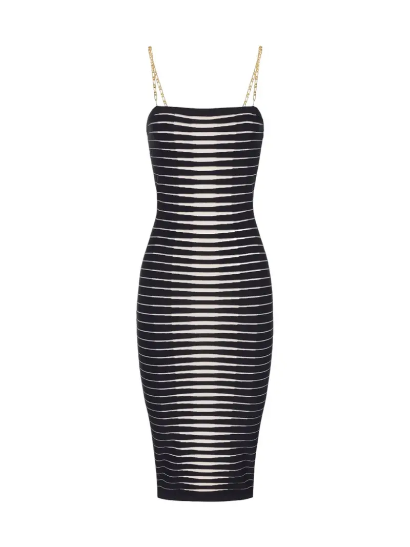ELISABETTA FRANCHI Abito Donna AM99S61E2 685 NERO/BURRO