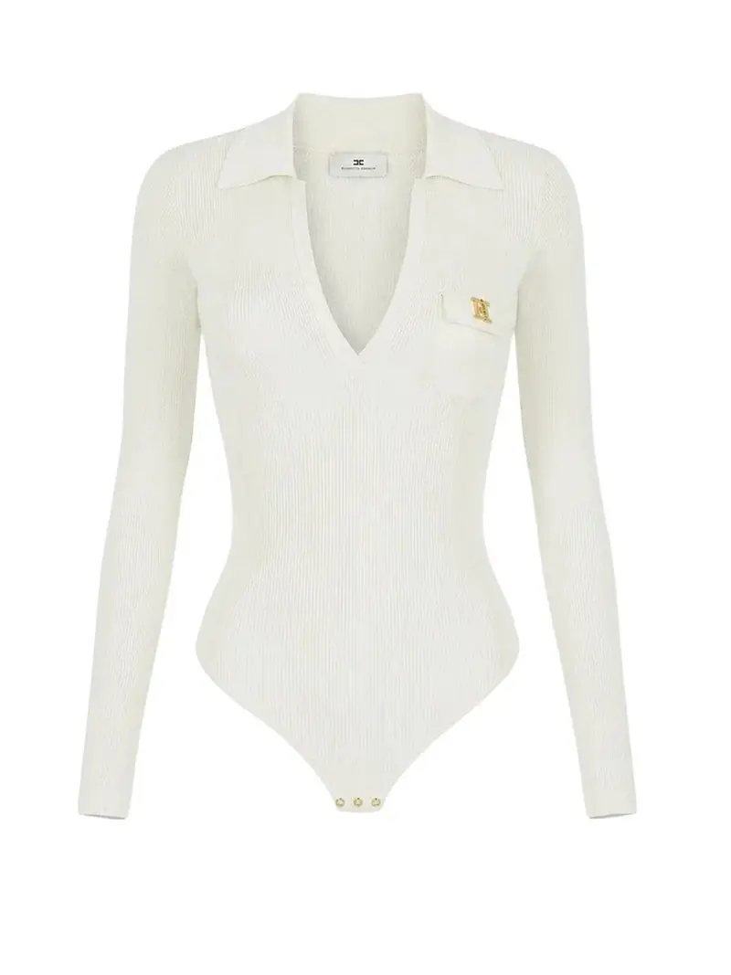 ELISABETTA FRANCHI Body Donna AVORIO - BK02B66E2 360