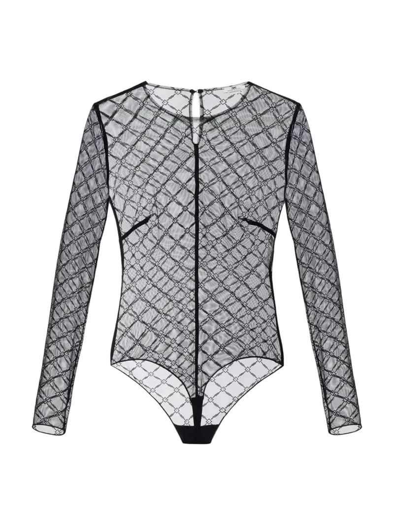 ELISABETTA FRANCHI Body Donna BO02151E2-110 Nero