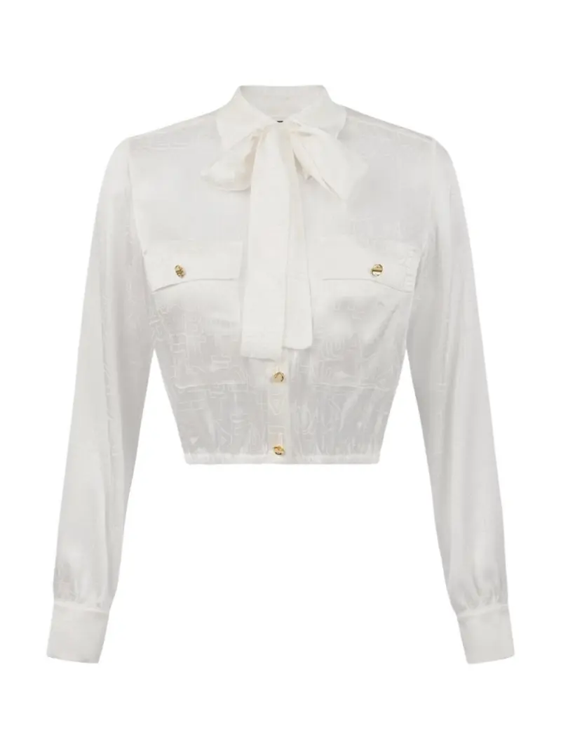 ELISABETTA FRANCHI Camicia Donna  CA06146E2 360 Avorio