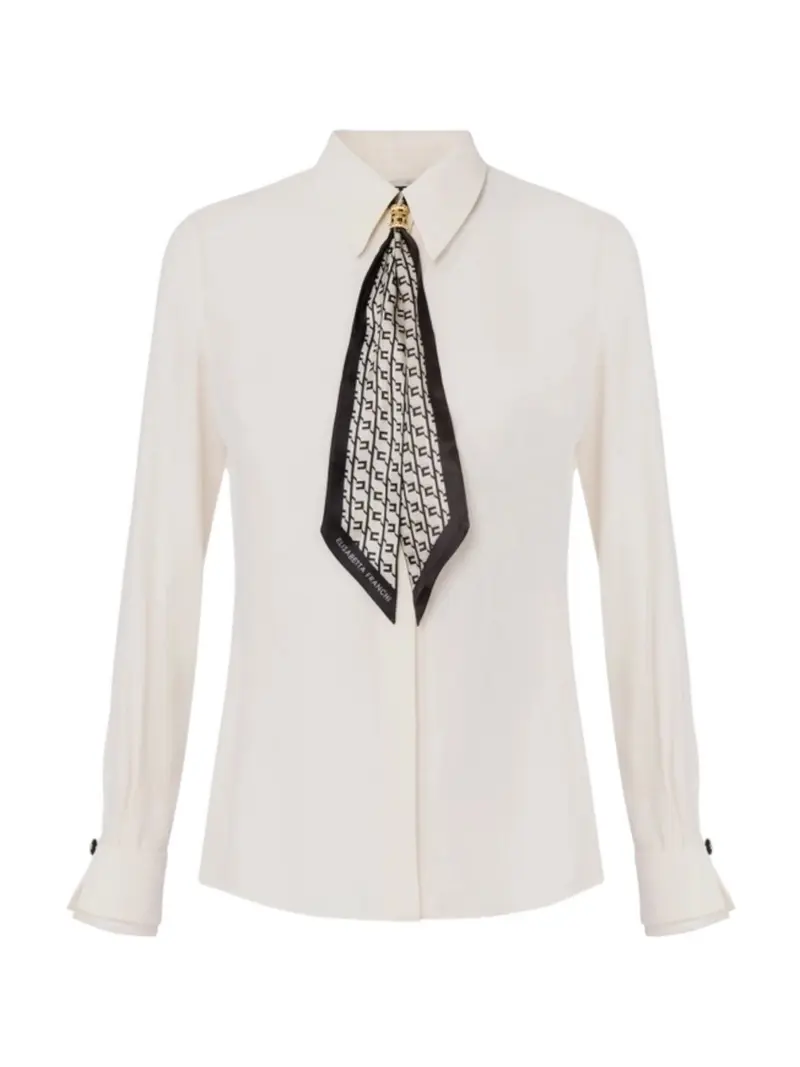 ELISABETTA FRANCHI Camicia Donna CA09356E2 DZ9 MILK