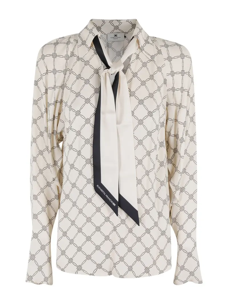 ELISABETTA FRANCHI Camicia Donna  CA11651E2-E84 Beige
