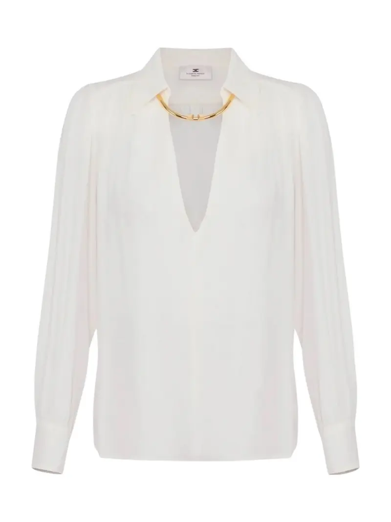 ELISABETTA FRANCHI Camicia Donna CA12356E2 DZ9 MILK