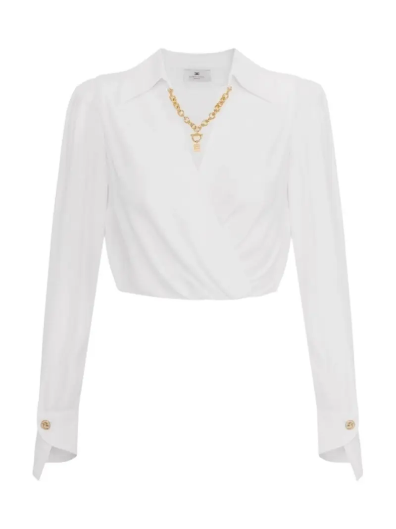 ELISABETTA FRANCHI Camicia Donna CAT0256E2 360 Avorio