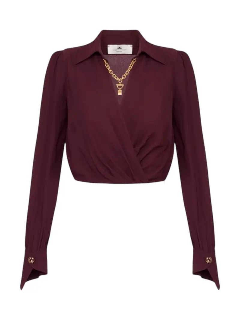 ELISABETTA FRANCHI Camicia Donna CAT0256E2 EA4 MERLOT