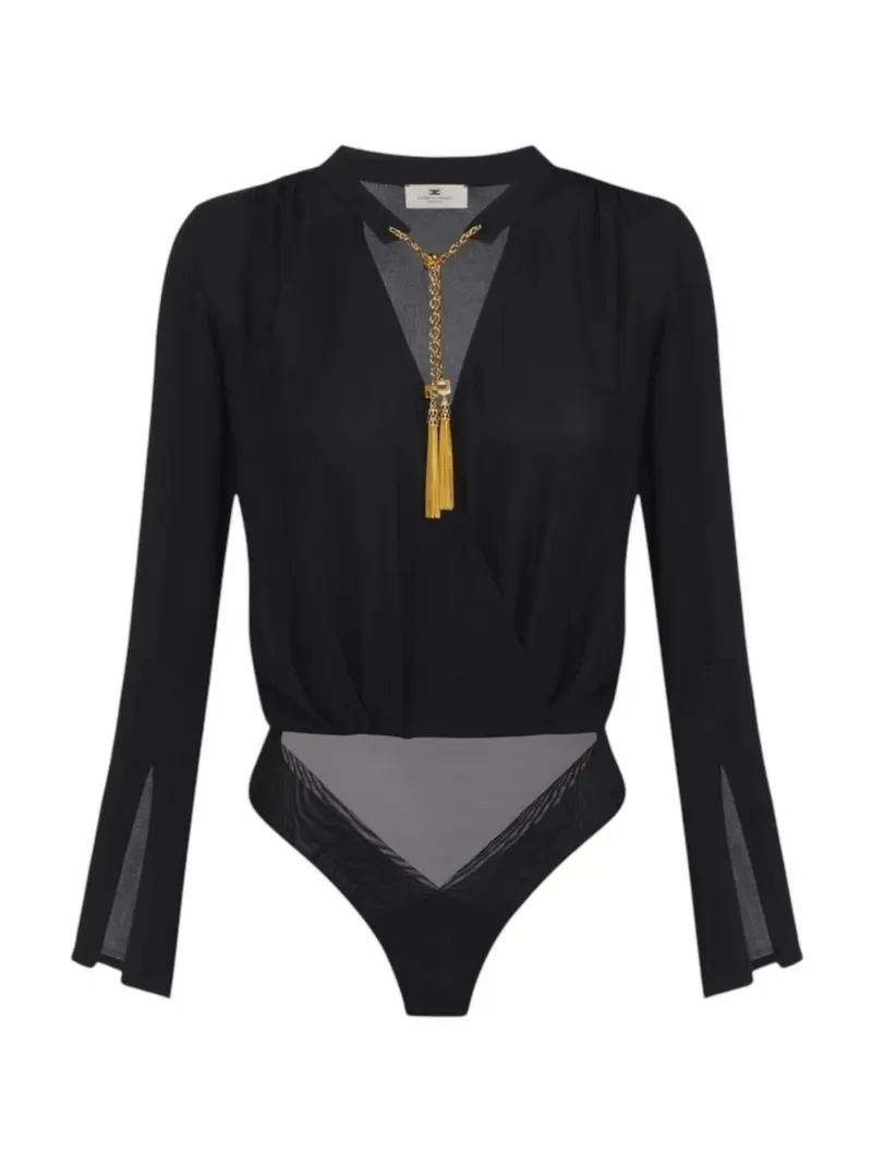ELISABETTA FRANCHI Camicia Donna CB00557E2 110 Nero