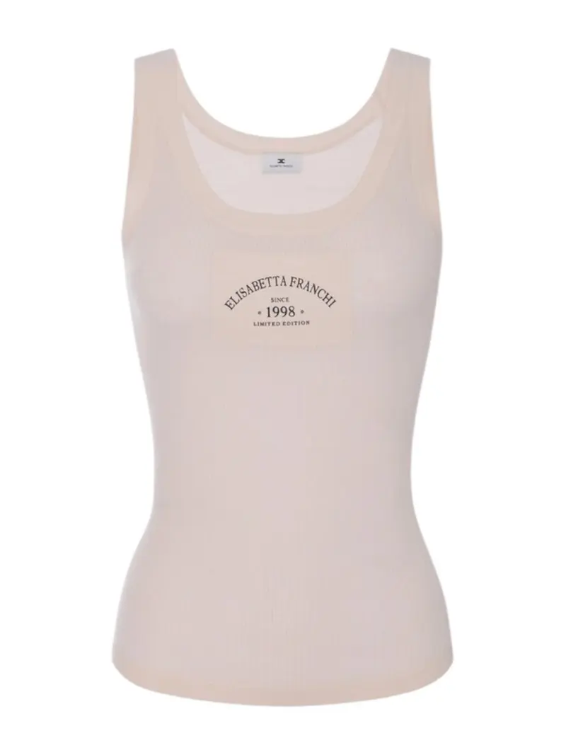 ELISABETTA FRANCHI Canotta Donna TK80B61E2 193 BURRO