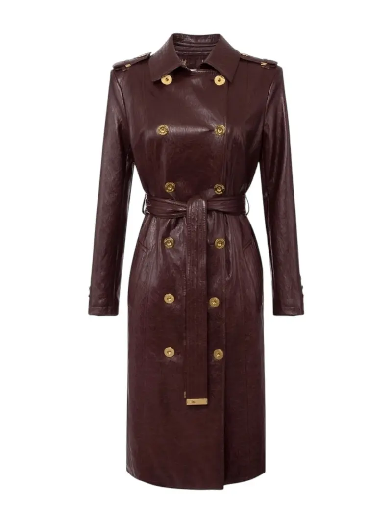 ELISABETTA FRANCHI Cappotto Donna  SP00256E2 EA4 MERLOT