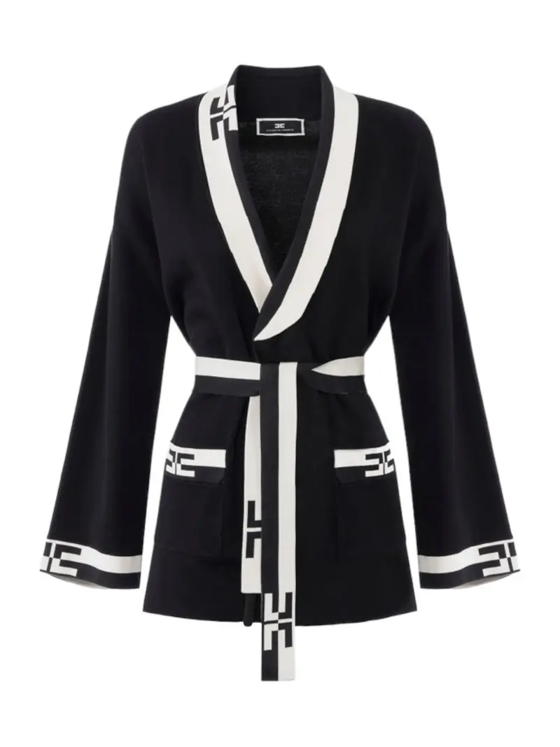 ELISABETTA FRANCHI Cardigan Donna  MK53S46E2 685 Nero