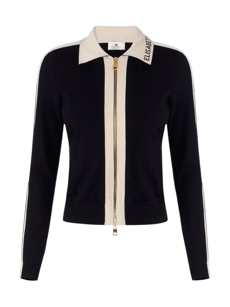ELISABETTA FRANCHI Cardigan Donna  MK66S61E2 685 NERO/BURRO