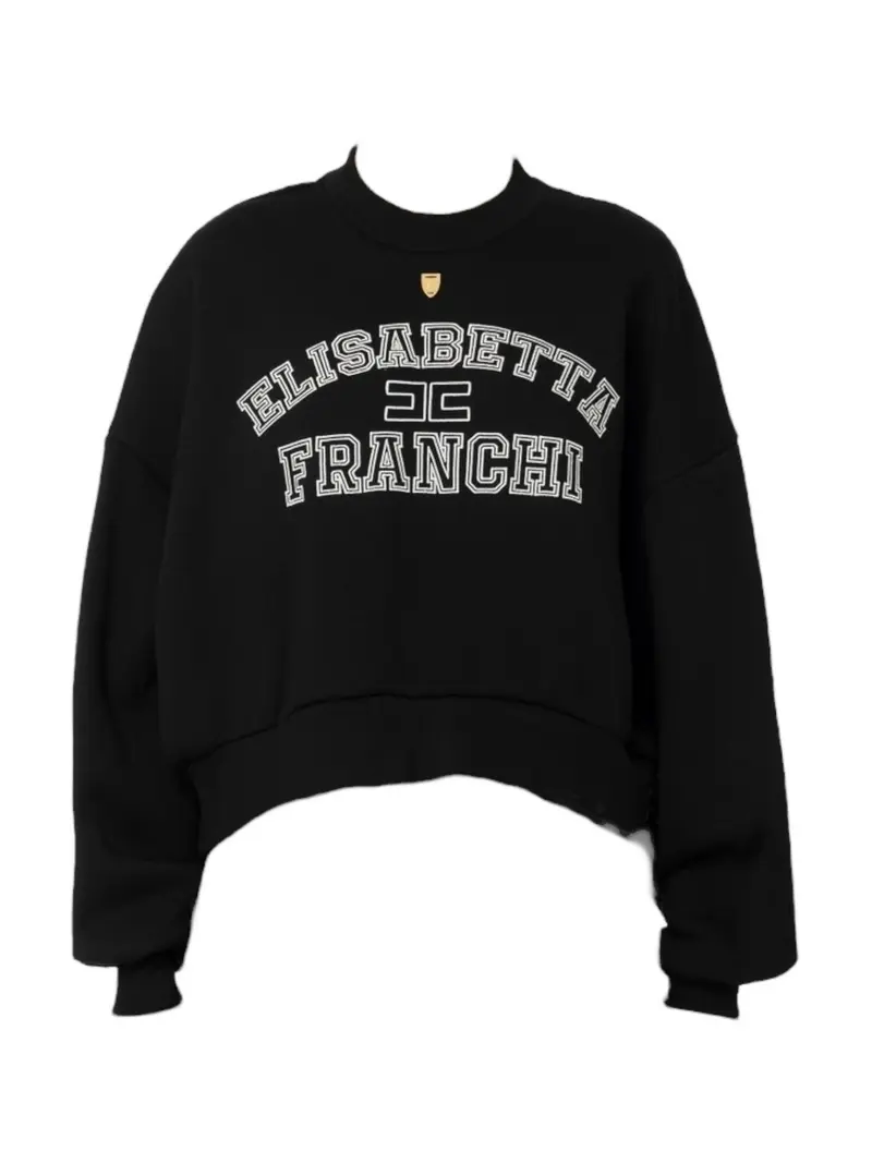 ELISABETTA FRANCHI Felpa Donna  MD00346E2 110 Nero