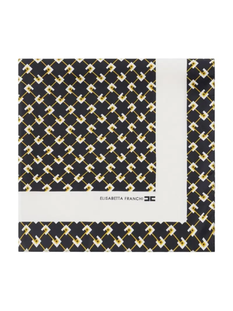 ELISABETTA FRANCHI Foulard Donna  FO05F51E2-DJ5 Nero