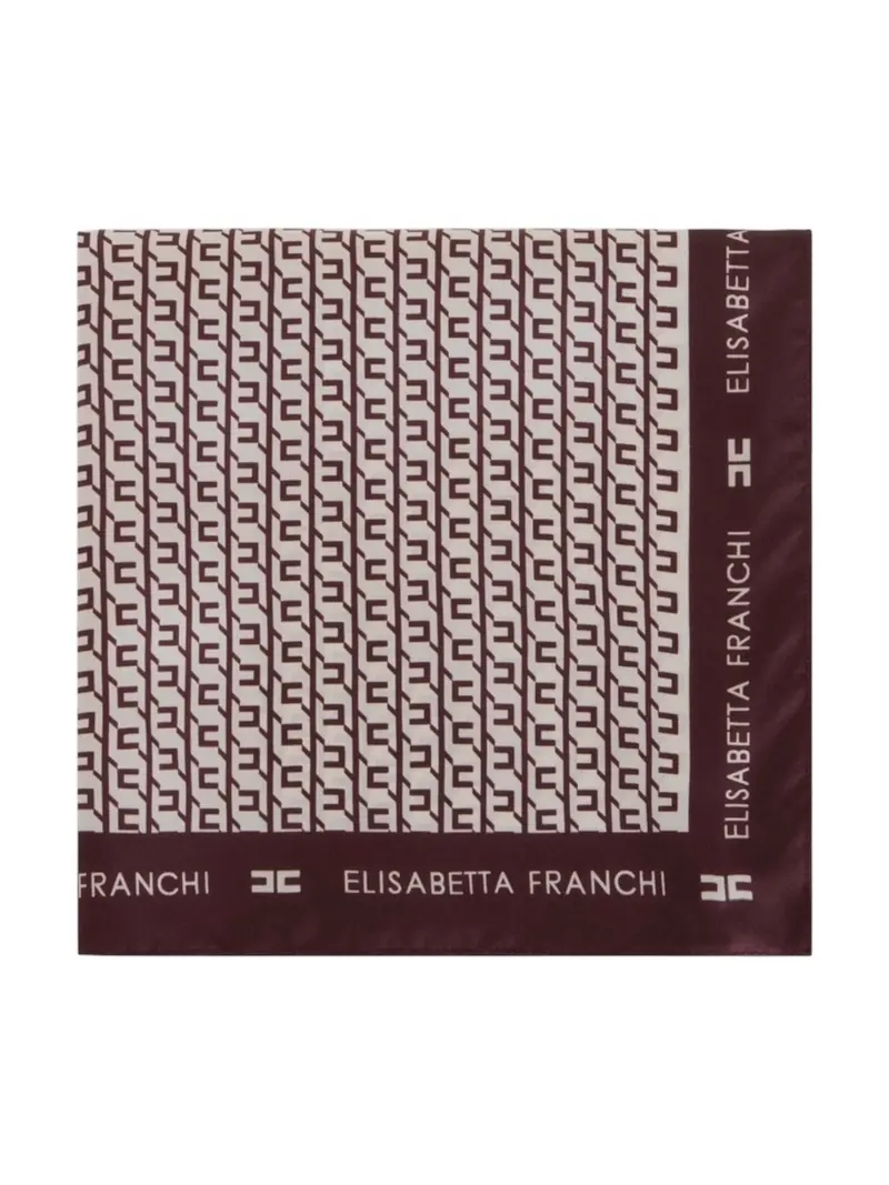 ELISABETTA FRANCHI Foulard Donna  FO15F56E2 EH8 MERLOT/MILK