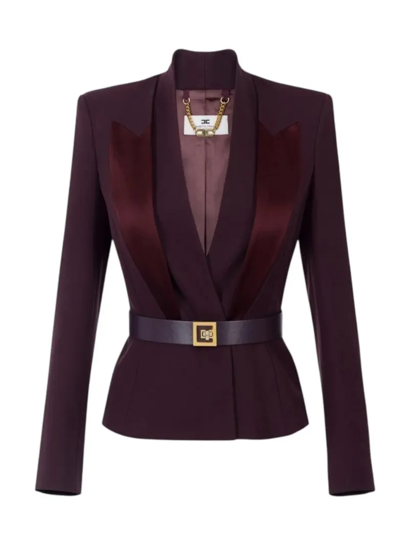 ELISABETTA FRANCHI Giacca Donna  GI17656E2 EA4 MERLOT