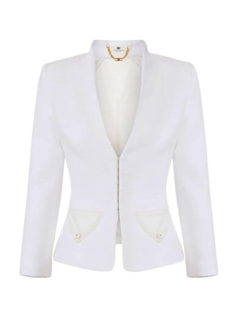 ELISABETTA FRANCHI Giacca Donna  GI20962E2 360 Avorio
