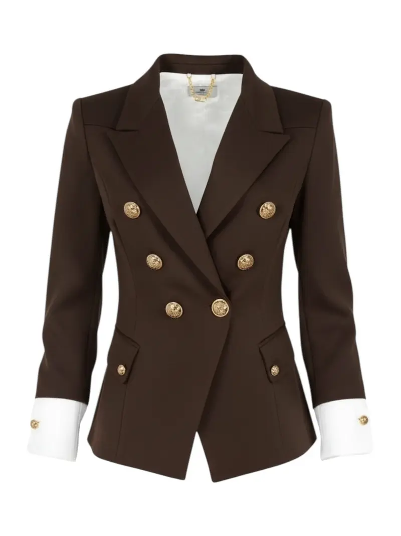 ELISABETTA FRANCHI Giacca Donna  GI21361E2 644 CACAO
