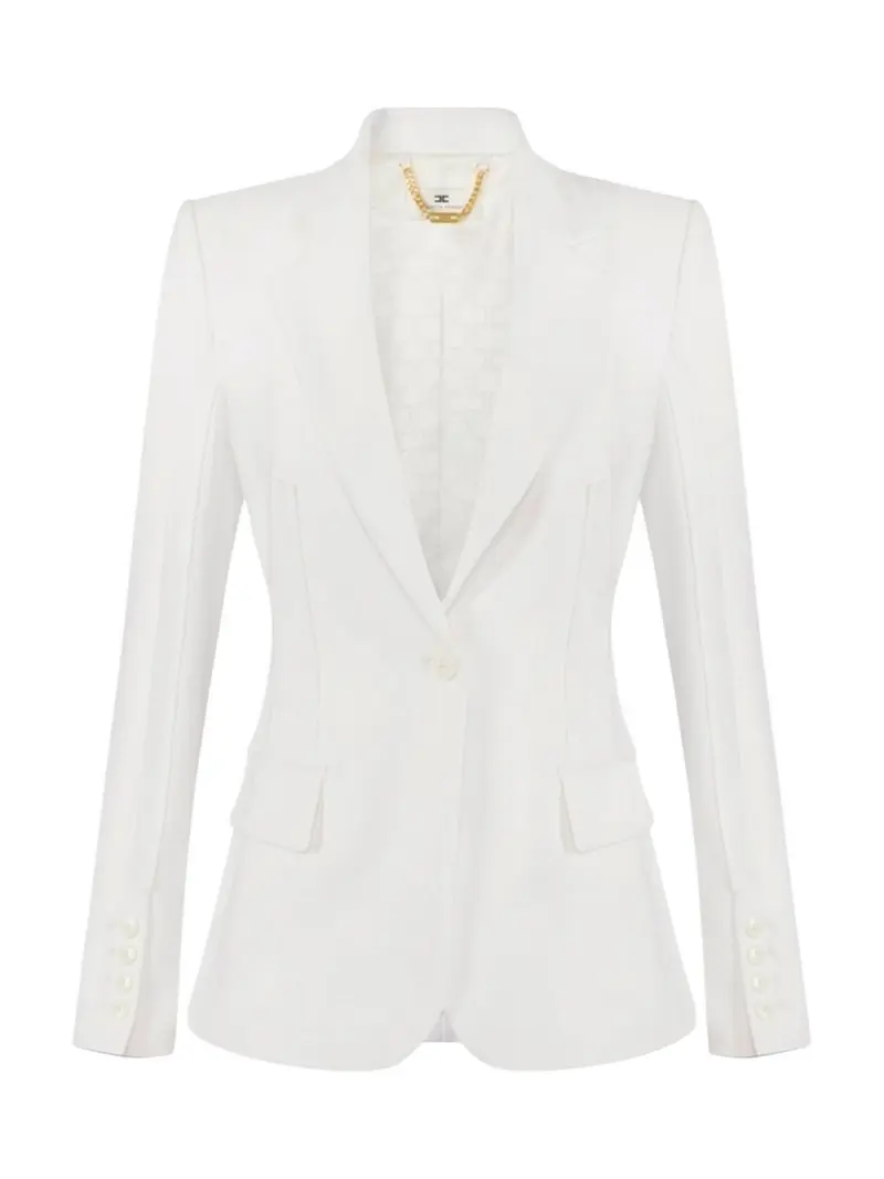 ELISABETTA FRANCHI Giacca Donna  GI21661E2 360 Avorio