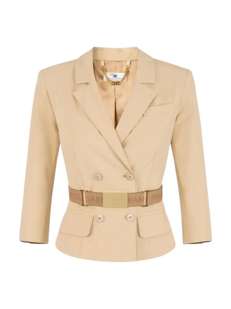 ELISABETTA FRANCHI Giacca Donna  GI22461E2 470 CAMMELLO