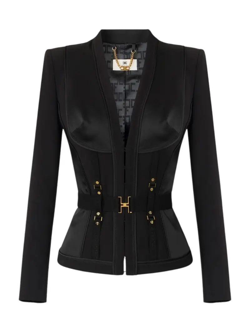 ELISABETTA FRANCHI Giacca Donna  GI23362E2 110 Nero