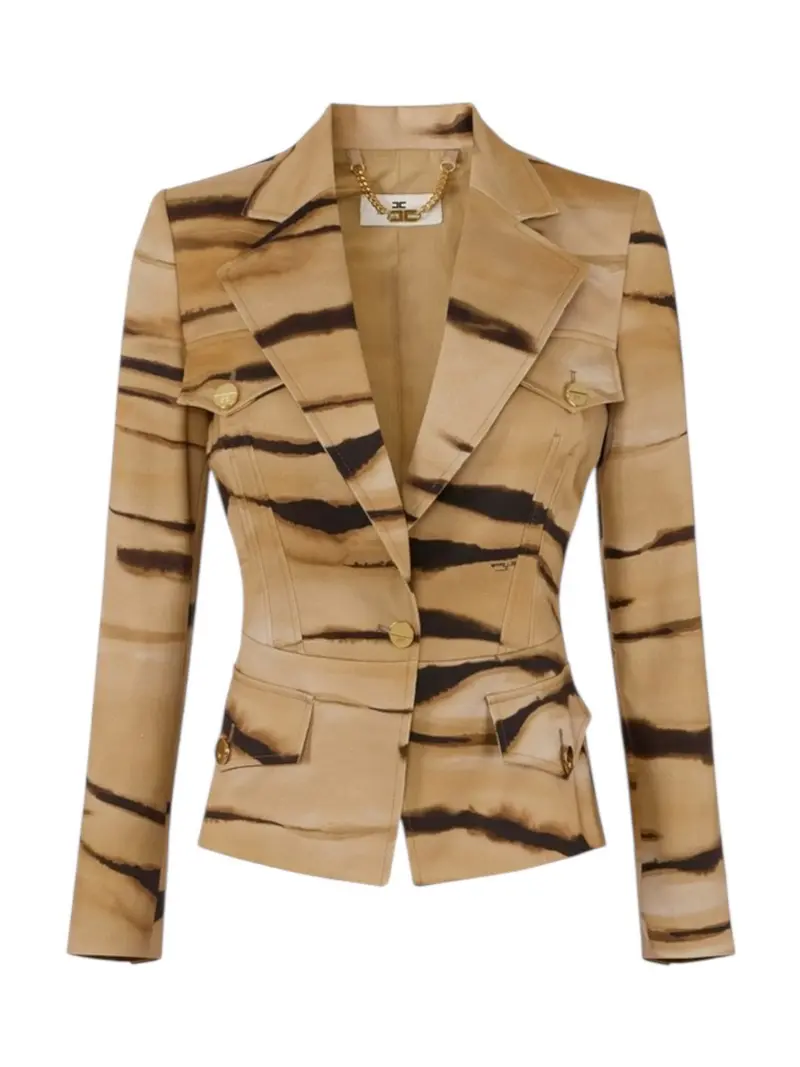 ELISABETTA FRANCHI Giacca Donna  GI23762E2 470 CAMMELLO