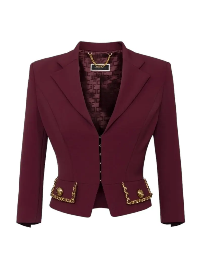 ELISABETTA FRANCHI Giacca Donna  GIT8546E2 CG3 Rosso