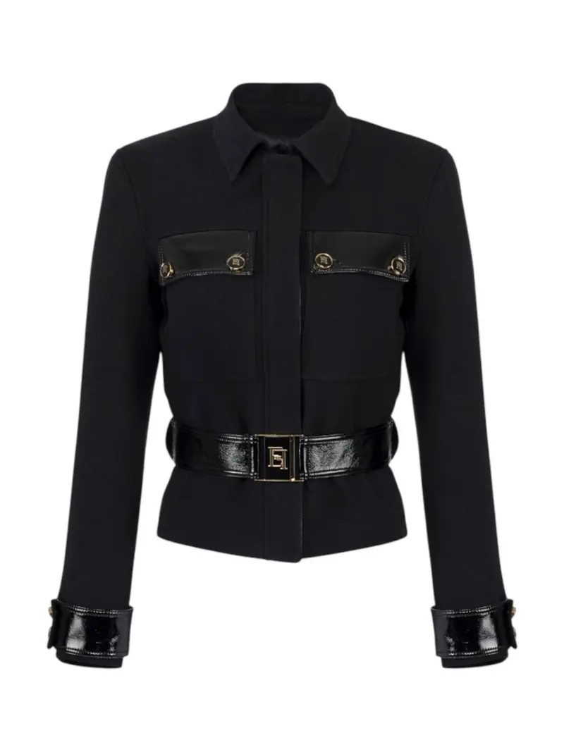 ELISABETTA FRANCHI Giubbino Donna GB00356E2 110 Nero