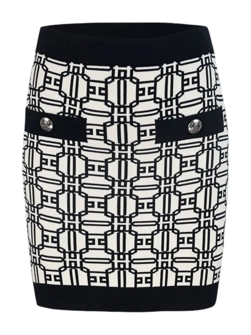 ELISABETTA FRANCHI Gonna Donna  GK04B47E2 E84 Bianco