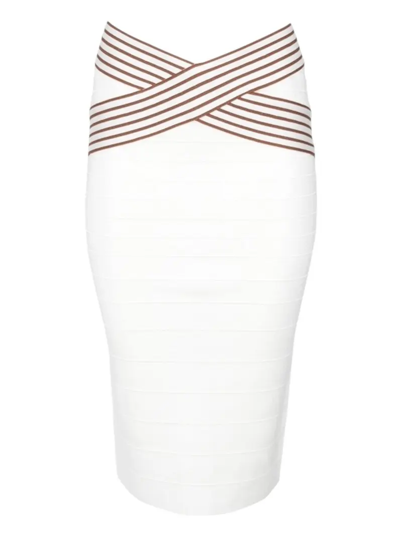 ELISABETTA FRANCHI Gonna Donna  GK16S61E2 AQ6 AVORIO/CUOIO